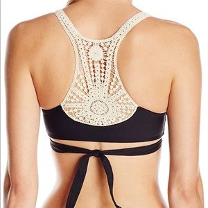 l*space Joey Wrap Crochet Bikini Top